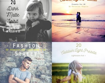 4 in 1 flight #3 packs! 90 Lightroom Presets for LR 4,5,6 & CC