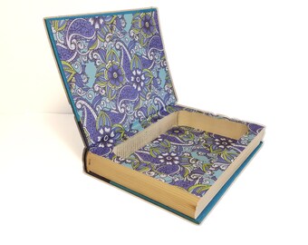 Hollow Book Safe Princess Cloth Bound vintage Secret Compartment Security hiding place