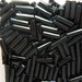 Size 3 Bugles-1/4inch-2x7mm Tubes OPAQUE JET BLACK Preciosa Czech Glass Seed Beads-One 12gram Package-Jewelry/Loom Supplies