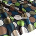 silk fabric, double georgette silk fabric, colorful polka dots, dress fabric, half yard by 54" wide