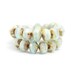 3/5mm Rondelle Beads, Baby Blue Picasso Beads, Czech Glass Beads, Faceted Beads, Pastel Donut Beads, Bead Spacers x 30pc (0012)