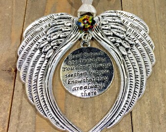 Good friends are like stars, Ornament Friend, Best Friend Ornament, Friends Forever Ornament, Friend Christmas ornament, friend angel orname