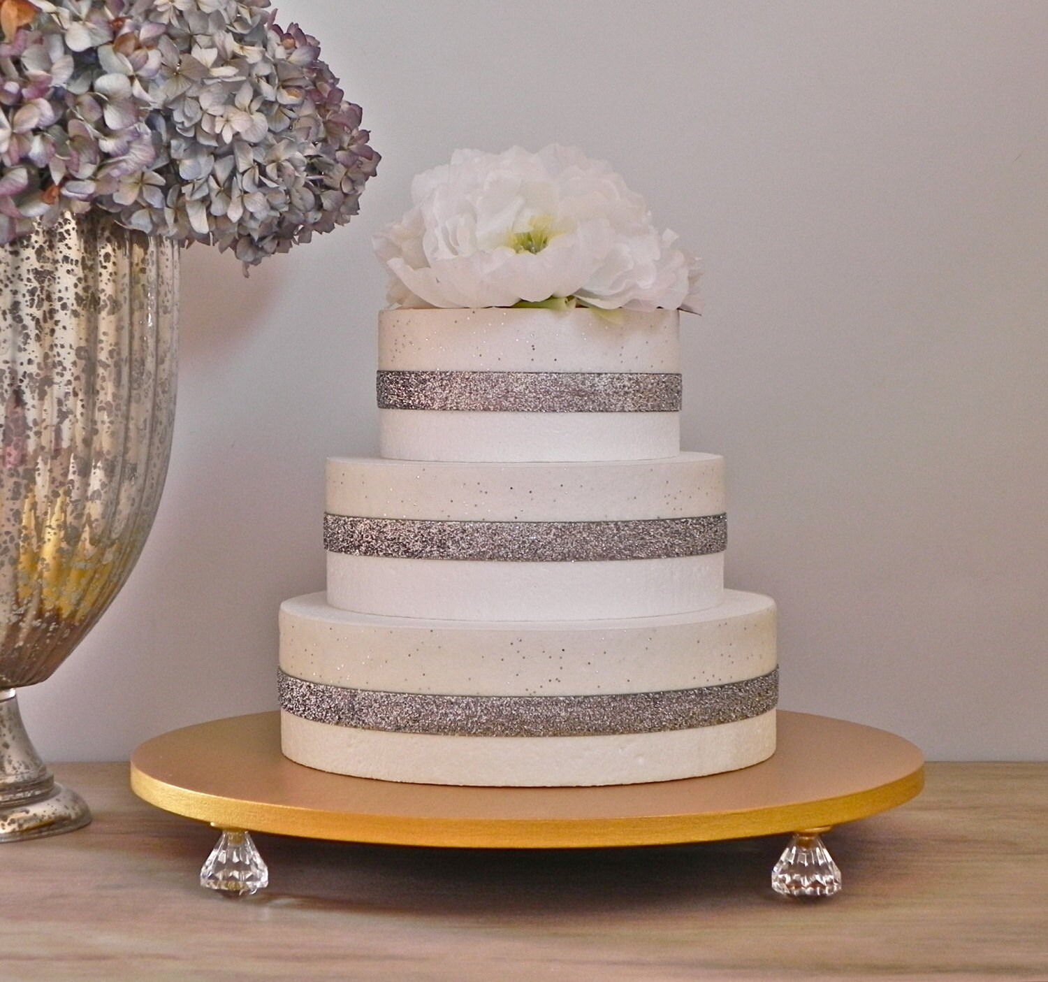 Wedding Cake Stand 16 Gold Metallic Cake Stand Gold Cake