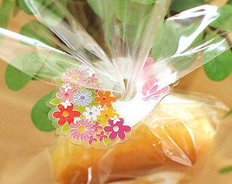 10 Clear Ties - Bouquet (1.5 x 2in)