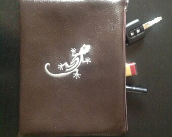 Embroidered clutch bag/handbag