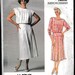 Vogue 1544 Misses Pleated Dress