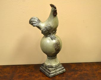 Very Nice Ceramic Rooster Statue