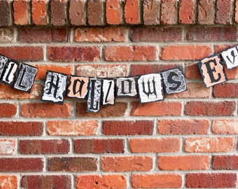 All Hallows Eve Banner, Halloween Banner