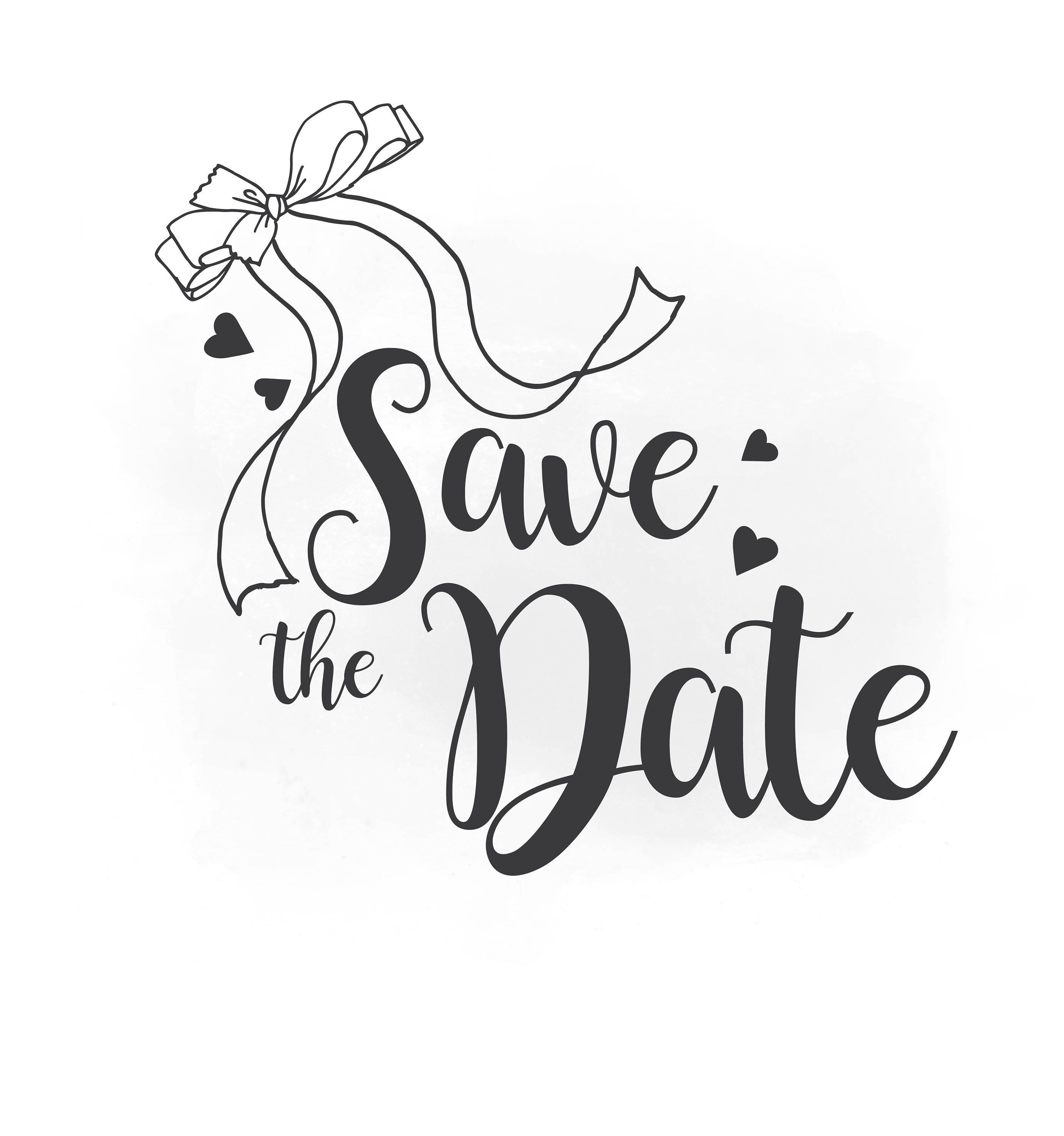 Free Free 244 Wedding Date Svg SVG PNG EPS DXF File