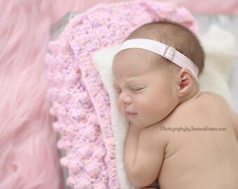 Rhinestone Headband, Photo Prop Headband, Newborn Prop, Baby Headband, Newborn Photo Prop, Prop Headband, Newborn Baby Girl, Newborn, Prop