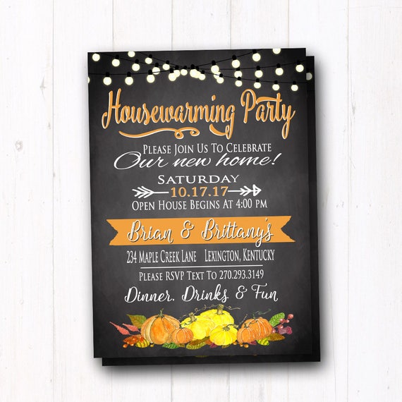 Fall Housewarming Party Invitations 10