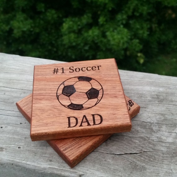 Hand-painted Soccer Coasters