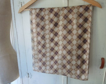 Vintage 1980s sheer polyester scarf Cejon accessories 14 x 64 inches