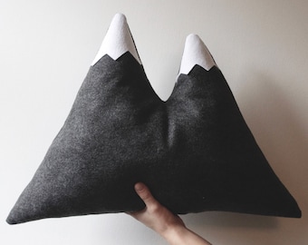 Double Peak Mountain Pillow