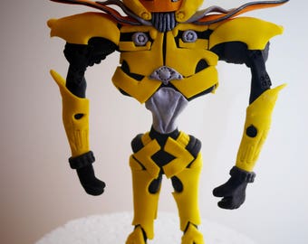 Transformer Cake Topper, Robot Cake Topper, Transformer fondant Cake Topper, Robot fondant Cake Topper, Transformer Decoration edible 3D