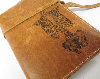 Leather journal or sketchbook free personalization