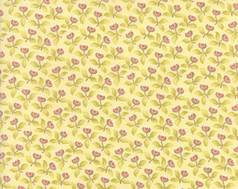 Hazel and Plum - Plum Blossoms in Cream: sku 20291-17 cotton quilting fabric by Fig Tree and Co. for Moda Fabrics
