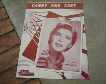 1950 vintage sheet music ( Candy and Cake )