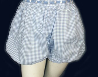 Vintage 1950s Susan Thomas Bloomer Ghingham Shorts