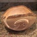 Mango Wooden Yarn Bowl - Bowl Has Bark Along Top Rim - Approximately 9.25" - 10.25" x 3.75 - 5" In Height