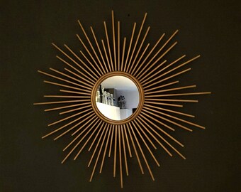 Sunburst Mirror, Gold, Silver, Elegant Home Decor, Feng Shui, 15",20",24" & 30"