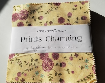 Prints Charming Charm Pack by Sandy Gervais for Moda Fabrics