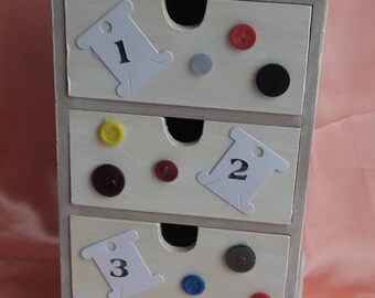 Mini Dresser storage for three drawers