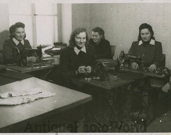 Semastresses by Singer sewing machines antique photo