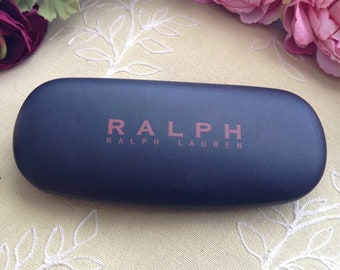 Vintage Ralph Lauren Black Lucite Sunglasses Case, Elegant Sunglasses Case, Trendy Sunglasses Case, Unisex Sunglasses Case