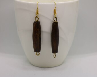 Bone / Horn Earrings/ Batik Earrings