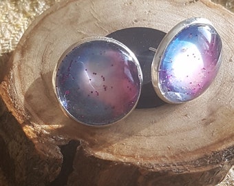 galaxy earrings ~ cosmic earrings ~ mothers day earrings