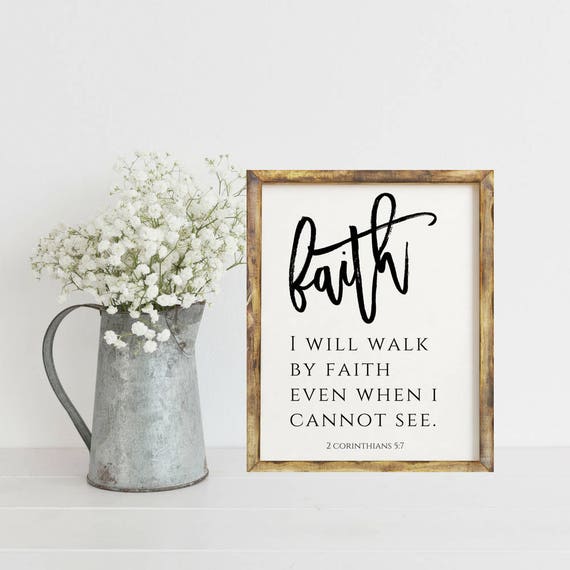 Bible Verse Print Scripture Print Christian Wall Art Print
