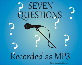 7 Questions Answered by recording MP3 file emailed