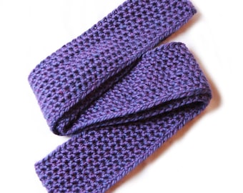 Soft, Cozy, Purple and Blue Infinity Scarf