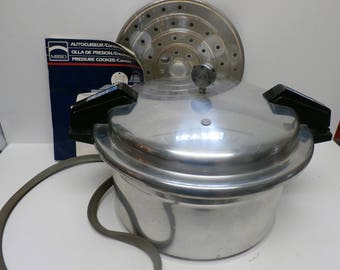 Vintage Mirro Pressure Cooker M-0512-11 12 QT