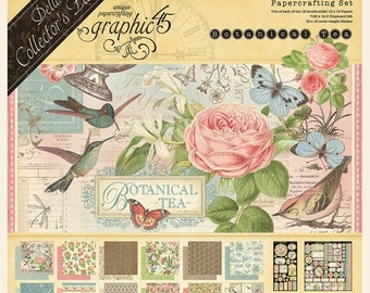 Graphic 45 Botanical Tea Deluxe Collection In Stock & Ready To Ship