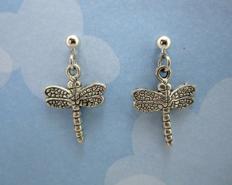 Girls Dragonfly Post Earrings Little Girls Earrings Dragonfly Post Earrings Dangle Earrings, Girls, Teens Jewelry