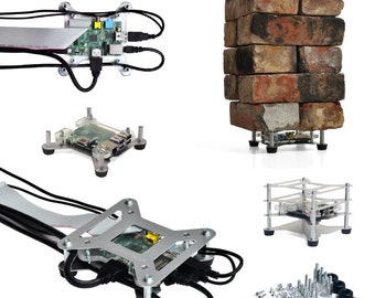 PiCano is a Meccano alike "VESA mount" and "bracket" case for Raspberry Pi.
