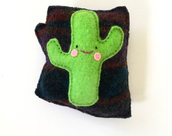 Arizona State Saguaro Cactus - Recycled Wool Plush Toy