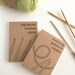 Personalised Crochet Notebook / Knitting Notebook / Personalised Notebook Jotter Notepad for Knitter / Notebook for Crocheter