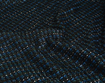 Navy Blue lurex Tweed / exclusively available on request