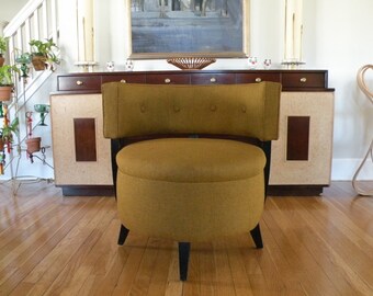 Absolutely Elegant Barrel Slipper Chair
