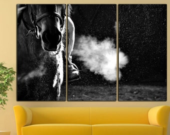 Horse races canvas Horse races print Horse races wall decor Horse races wall art Horse wall decor Horse print Horse canvas