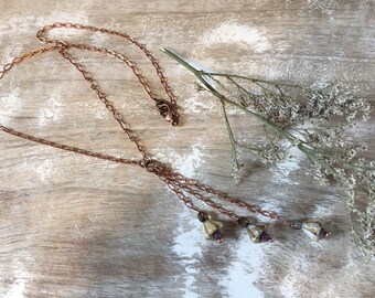Vintage Flower Necklace, Romantic