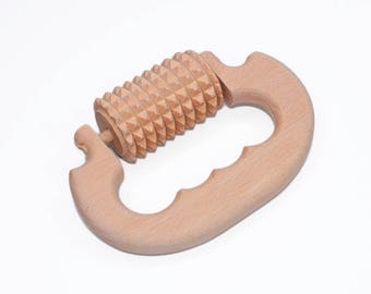 Roller wooden tool nuno felting faster Equipment craft tool wet felting wool Felting roller tool Felting wool toolkit roller with grooves