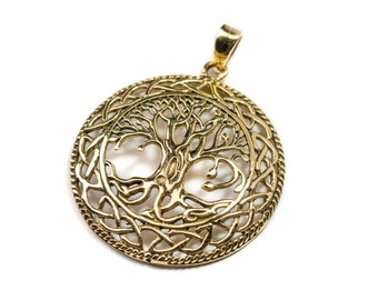 Tree of Life Circle Pendant On Cord Adjustable Necklace Spiritual jewellery Yogi Jewellery Handmade Free UK delivery + Gift Bag CH2