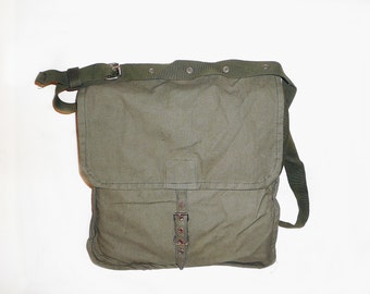 Vintage Military Bag School canvas bag, men messenger bag Bag for ipad, military backpack, messenger bag Crossbody bag Collectibles