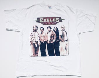 Vtg. Eagles Hell Freezes Over Tour Vintage 90s Classic Rock T-Shirt / Size XXL