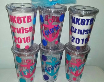 New Kids On the Block - NKOTB Cruise Tumbler New Kids On the Block- Anchor