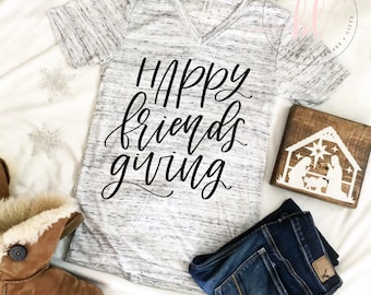 Happy Friendsgiving SVG - Happy Friendsgiving - Friendsgiving
